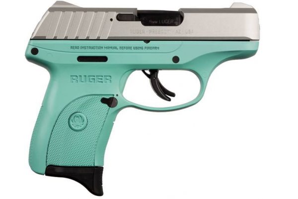 Ruger Ec9S 9Mm Ss/Turquoise 7+1 Fs 13200 3286