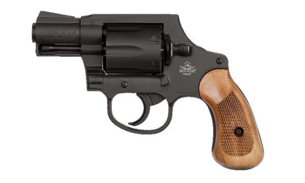 Rock Island Armory M206 Revolver 38Sp 2″ Spurless Parkerized/Wood | 6Rd Cylinder 51280