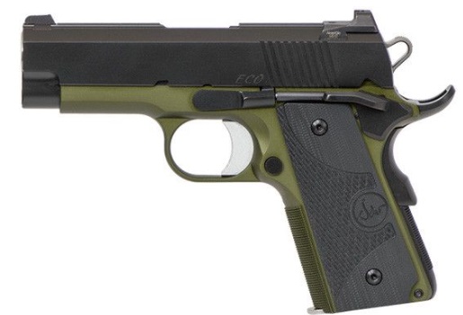 Dan Wesson Firearms Dw Eco 45Acp Bk/Od 7+1 3.5″ Ns Cz01989