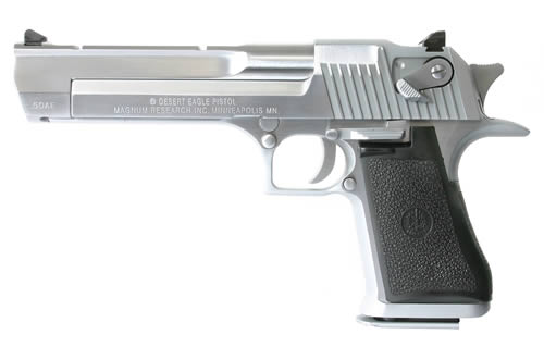 Magnum Research Inc. Desert Eagle 50Ae Chrome 6″ Mark Xix Semi-Auto Pistol De Brushed Chrome