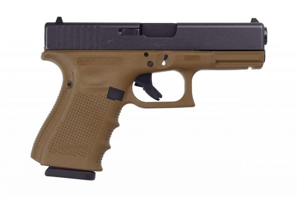 Glock G19 G4 Fde 9Mm 15+1 4.0″ Fs 3-15Rd Mags | Accessory Rail Glpg1950203D Scaled