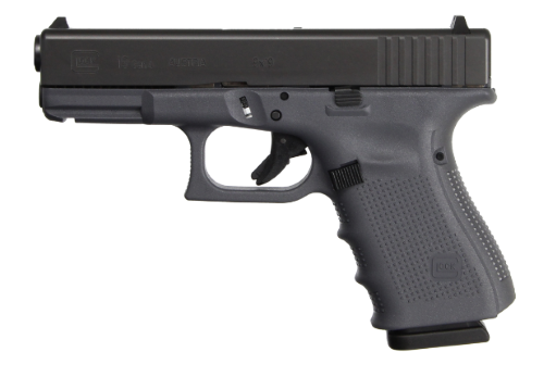 Glock G19 G4 Gray 9Mm 15+1 4.0″ Fs 3-15Rd Mags | Accessory Rail Glock19Gen4Gray