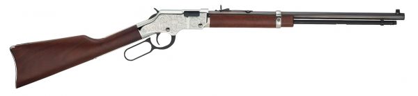 Henry Repeating Arms Silver Eagle 22Mag Bl/Wd Walnut Stock | Nickel Receiver H004Sem