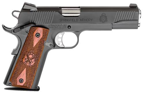 Springfield Inc. 1911 45 Loaded Parkerized Ns 5″ Bbl| Full Size Grip 7+1 Px9109Lp