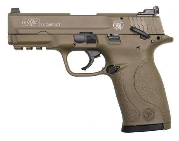 Smith &Amp; Wesson M&Amp;P22 Cmpct 22Lr Full Fde 10+1 12570 Sm12570 Scaled