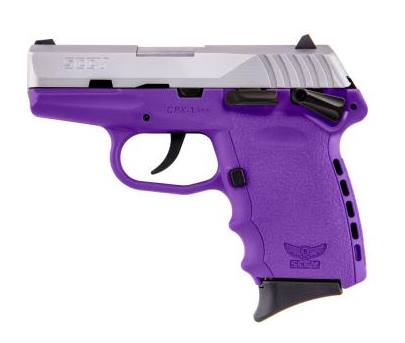 Sccy Industries Cpx-1 9Mm Ss/Purple 10+1 Sfty Purple Polymer Frame Sycpx 1Ttpu