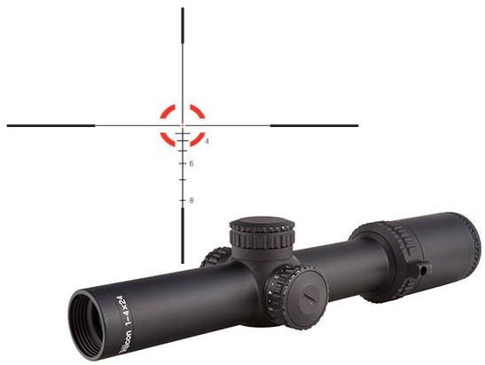 Trijicon Accupower 1-4X24 .223 30Mm Red Rs24-C-1900006 Trrs24C1900006