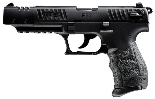 Walther Usa P22 Target 22Lr 10+1 5″ Blk Ca California Compliant Wa5120334