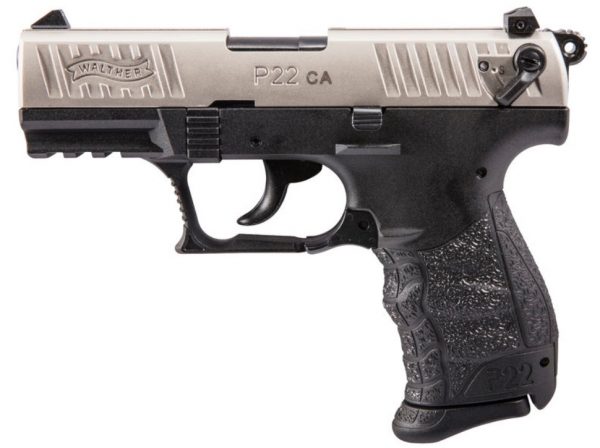 Walther Arms P22 22Lr 10+1 3.4″ Nickel Ca California Compliant Wa5120336