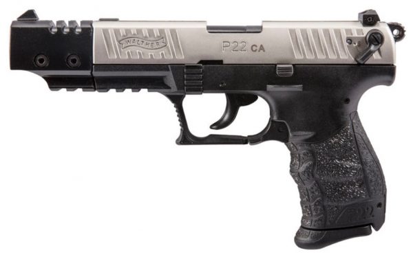 Walther Usa P22 Target 22Lr 10+1 5″ Nkl Ca California Compliant Wa5120337
