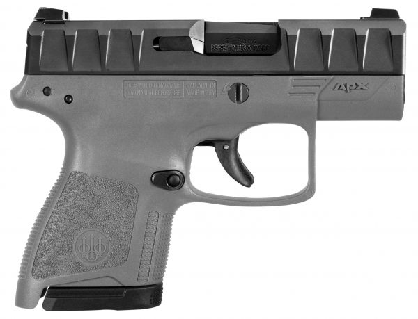 Beretta Apx Carry 9Mm Blk/Grey 3″ 8+1 Black Slide/Grey Frame|2 Mags