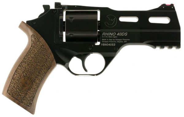 Chiappa Firearms Rhino 40Ds 9Mm 4″ Blk Adj 340.165 Walnut Grips Ci340.165