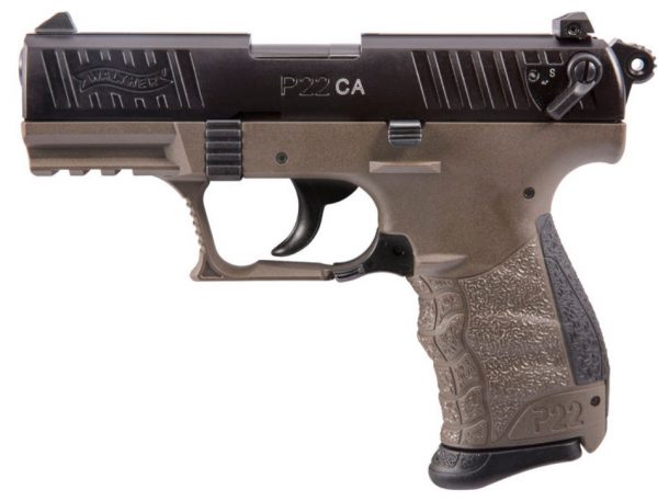 Walther Arms P22 22Lr Blk/Fde 10+1 3.4″ Ca California Compliant Wa5120363