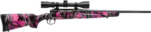 Savage Arms Axis Xp Youth Package 7Mm-08 Remington 20&Quot; Barrel Matte Black Synthetic Stock Muddy Girl Camouflage Finish 4Rds Includes 3-9X40Mm Riflescope Mounted 011356199775 33195.1578439777