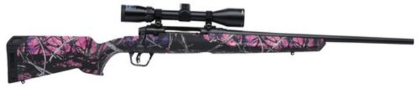 Savage Axis Ii Xp Compact 243 Winchester, With 3X9X40 Scope, 20&Quot; Barrel,, , Synthetic, Muddygirl, 4 Rd 011356571007 77633.1605803060