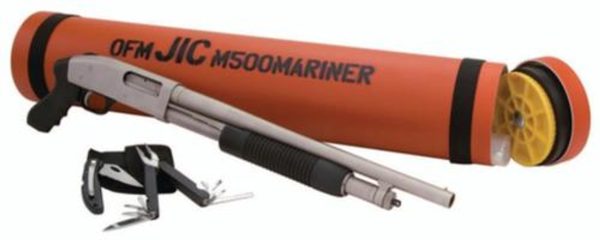 Mossberg 'Just In Case' Shotgun Package, Marinecoat, Orange Tube 015813523400 31400.1575692147