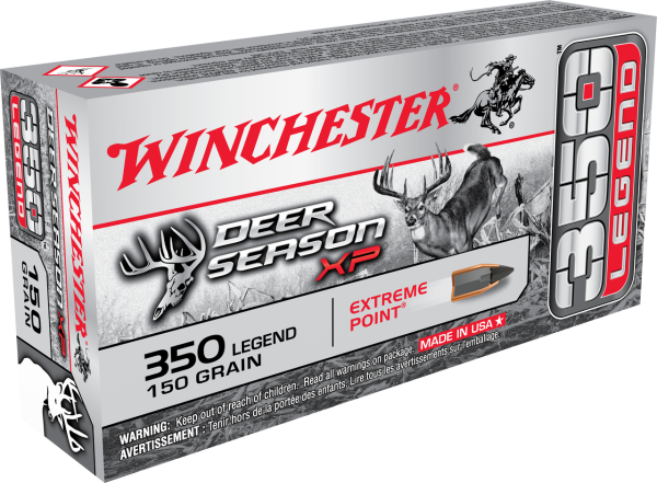 Winchester Deer Season Xp, 350 Legend, 150Gr, Extreme Point Poly Tip, 20 Round Box 020892226265 91329.1573151960