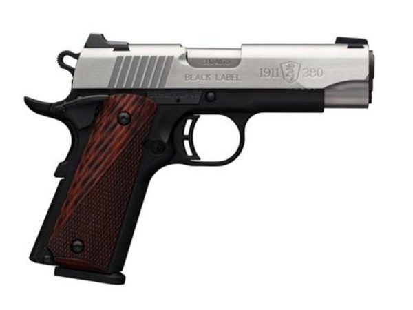 Browning 1911-380 Limited Production Medaliion Compact 380Acp Nite Sites 023614678113 51081.1575697206
