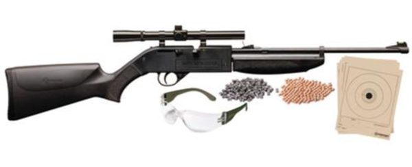Crosman Air Guns Model 760 Pumpmaster Kit .177 Caliber Black Stock And Forend With 4X15Mm Scope 028478133754 82909.1575667225