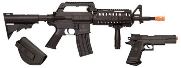 Crosman Elite Air Rifle/Pistol Kit 6Mm Airsoft Black 028478138278 05172.1575697694