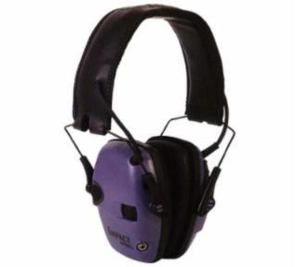 Howard Leight Impact Sport Folding Electronic Earmuff Purple Earcups 033552025221 85514.1575666323