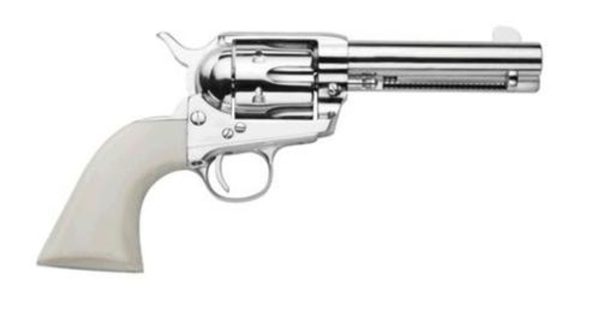 Traditions Frontier 1873 Revolver, .45 Colt, 5.5&Quot;, Nickel, Whte Pvc Grips 040589018300 90275.1575670303