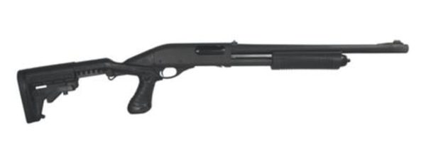 Remington 870 Police 12 Ga 18&Quot; Barrel Parkerized Finish Low Profile Rifle Sights Black Knoxx Adjustable Stock 4Rd 047700826547 81890.1575693248