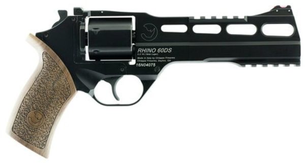 Chiappa Firearms Rhino 60Ds Single/Double 9Mm 6&Quot; 6 Walnut Black 053670717206 27839.1575699870