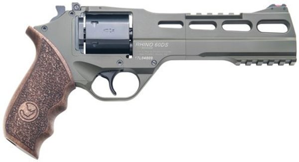 Chiappa Firearms Rhino 60Ds Sar, .357 Mag, 6&Quot;, 6Rd, Walnut Grip, Od Green 053800940085 63079.1575700290