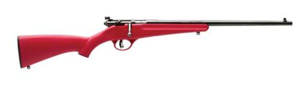 Savage Rascal, 22 Lr, 16.125&Quot; Barrel, Blued, Red Polymer Stock, Single Shot, Accutrigger, Adjustable Sights 062654137952 86232.1588863504