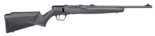 Savage B22 Compact .22 Lr, 18&Quot; Barrel, Synthetic Black Stock, Black Carbon, 10Rd 062654702143 08464.1575700269