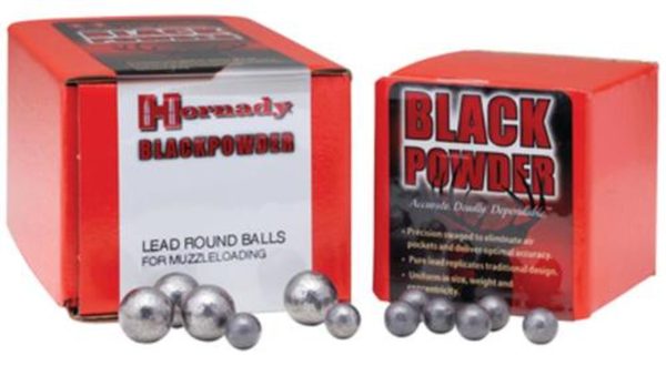 Hornady Lead Balls .50 Black Powder Lead Balls 177 Gr, 100 Pk 090255260908 61582.1575683131