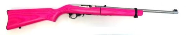 Ruger 10/22 Takedown, 22Lr, 10Rd, 16.5&Quot;, Pink Laminate, Stainless Steel 11163 78700.1544138478