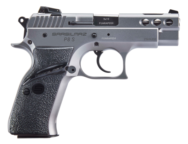 Sar Usa P8S Handgun Stainless 9Mm 3.8&Quot; Barrel 17-Rounds 121058