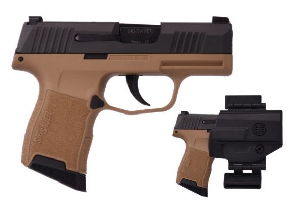 Sig Sauer P365 Flat Dark Earth 9Mm 3.1&Quot; Barrel 12-Rounds With Night Sights