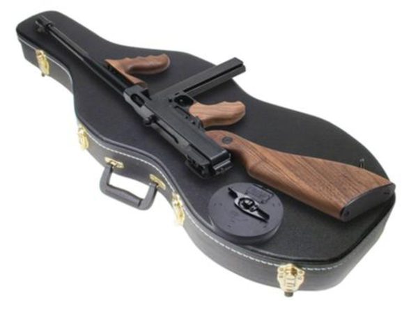 Auto Ordnance Thompson Model 1927A-1 Deluxe 45 Acp Carbine 16.5&Quot; Barrel Blue Finish Violin Case Walnut Stock 10Rd 602686211215 60552.1575694852