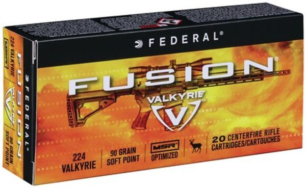 Federal 224 Valkyrie 90Gr, Fusion 20Rd Box 604544630305 74274.1595950150