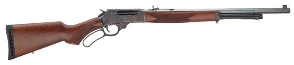 Henry Repeating Arms, Lever Action, 45-70, 22&Quot; Octagon Barrel, 1:20 Twist, Color Case Hardened Finish, American Walnut Stock, 4Rd, Fully Adjustable Semi-Buckhorn Rear Sight With Diamond Insert, Brass Bead Front Sight 619835100108 44045.1622083404