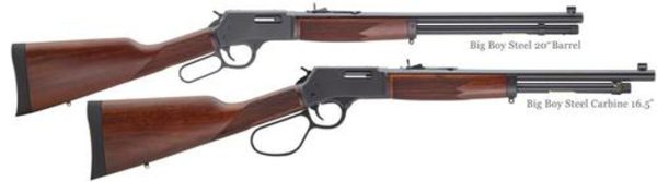 Henry Repeating Arms, Big Boy Steel, Lever Action, 45Lc, 20&Quot; Barrel, Blue Finish, Straight-Grip American Walnut Stock, Adjustable/Bead Sights, 10Rd 619835200013 94693.1622075548