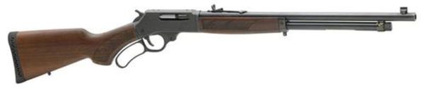 Henry Repeating Arms, Lever Action .410 Rare Carbine Shotgun, 410Ga, 20&Quot;Rd Barrel, Smooth/No Choke, Blued Frame, Pistol Grip American Walnut Stock Rubber Buttpad, 5Rd, Fully Adjustable Semi-Buckhorn Rear Sight, And Brass Beaded Front Sight 619835500021 46297.1621704009
