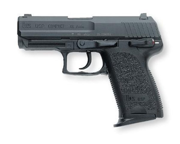 Hk Usp45 Compact (V1) Da/Sa, Safety/Decocking Lever On Left, Three 8Rd Magazines And Night Sights 642230245563 96879.1575694869