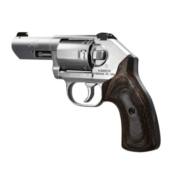 Kimber K6S Stainless (3-Inch Barrel) .357 Mag, Walnut Grip, Brushed Stainless 669278340111 10073.1575511476