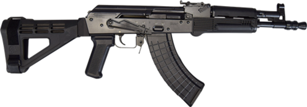 Img Hellpup Polish Ak Pistol 7.62X39Mm 12&Quot; Barrel W/Arm Brace 2-30Rd Mags 684659980687 70066.1575702966