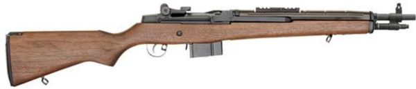 Springfield M1A Scout Squad 308 Win, 18&Quot; Barrel, Blue Finish, Walnut Stock, Adjustable Sights, 10Rd, Ny Compliant Without Threads And Flash Suppressor 706397906634 20635.1589992725