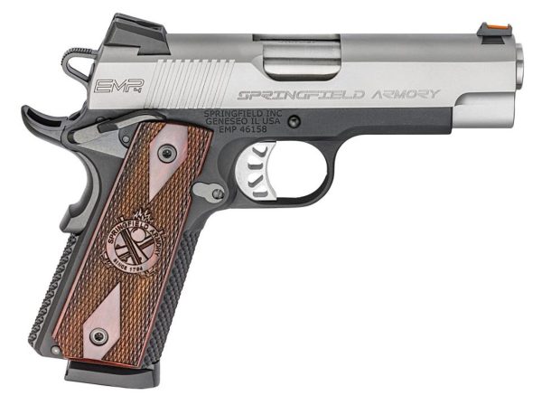 Springfield 1911 Emp Lightweight Champion 40Sw 4&Quot; Barrel 2 Tone Cocobolo Grips 9Rd Mag 706397913083 10682.1544133585