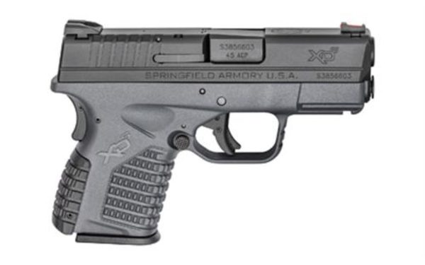 Springfield, Xds, 45 Acp, 3.3&Quot; Barrel, Polymer Frame, Grey Finish, Fiber Optic Front Sight, 6Rd Mag 706397919290 97027.1575700581