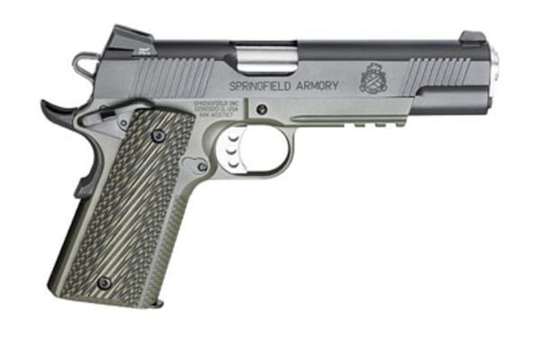 Springfield, Loaded 1911, 45 Acp, 5&Quot; Match Barrel, Od Armory Kote Frame Night Sights, Ambi Safety, G-10 Grips, 7Rd Mag 706397919443 93690.1575701107