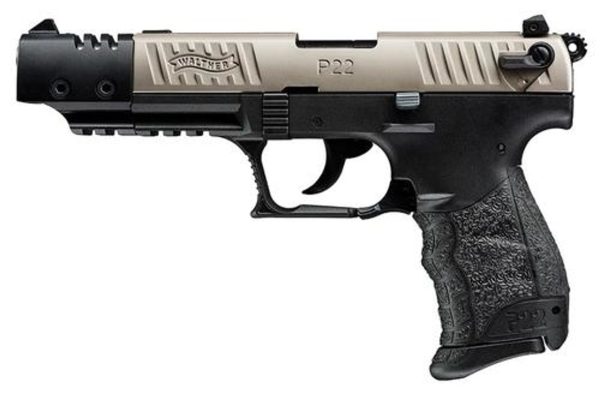 Walther P22 .22 L.r. Ca Target Nickel 10 Round, 2 Mags 723364200366 27953.1575691272