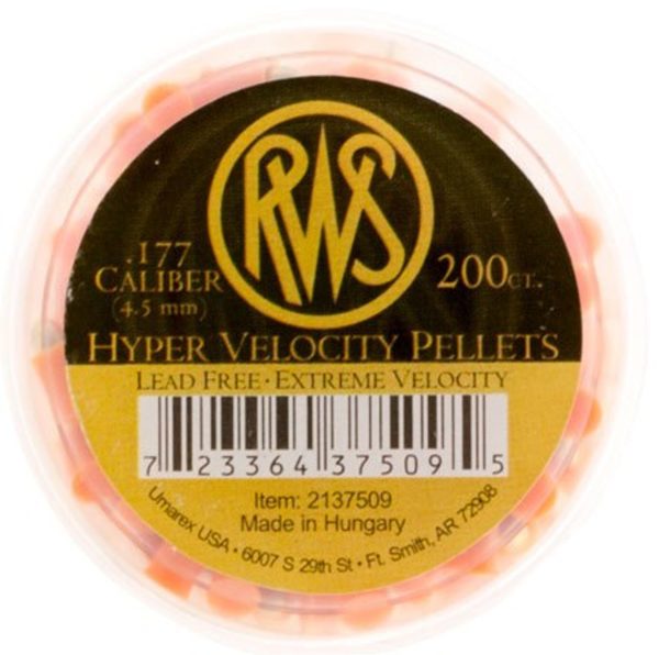 Rws Hyper Velocity Pellets .177 Pellet Lead-Free 200 723364375095 90004.1575674509