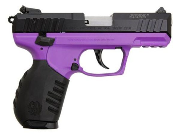 Ruger Sr22 22Lr Lady Purple 10 Rd Mag Talo Exclusive 736676036066 63518.1584459208
